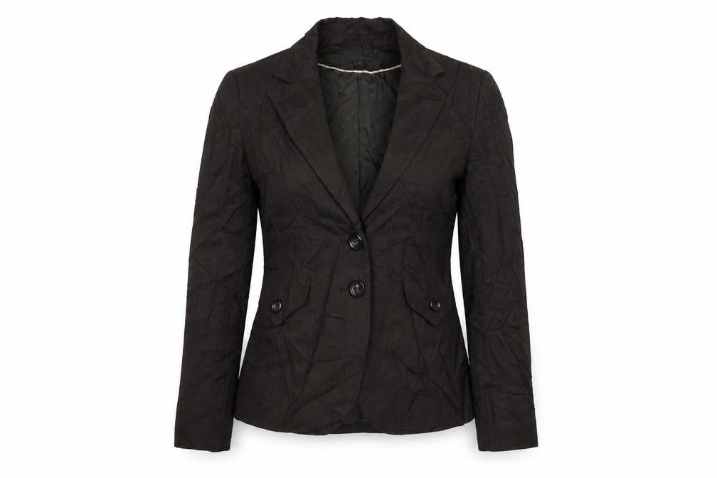 Next Womens Brown Striped  Jacket Blazer Size 8