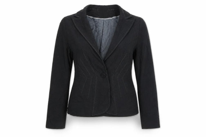Marks & Spencer Womens Black Striped  Jacket Blazer Size 10