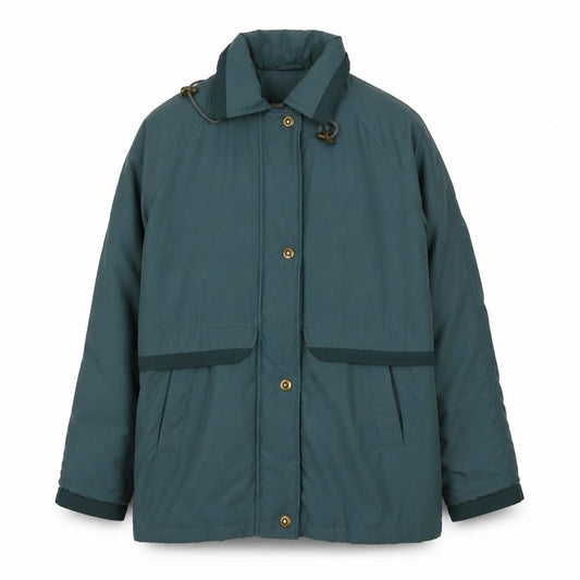 Front view of Compliments women’s blue jacket, size UK 14