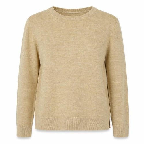 Marks & Spencer Womens Brown Round Neck  Acrylic Pullover Jumper Size 10