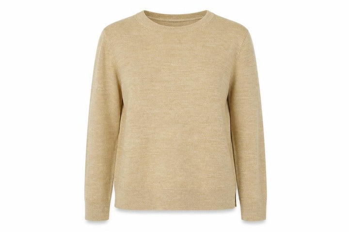 Marks & Spencer Womens Brown Round Neck Acrylic Pullover Jumper Size 10