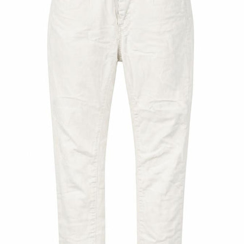 THE ROCKIN REV Womens White  Cotton Skinny Jeans Size 10 L25 in Regular Button