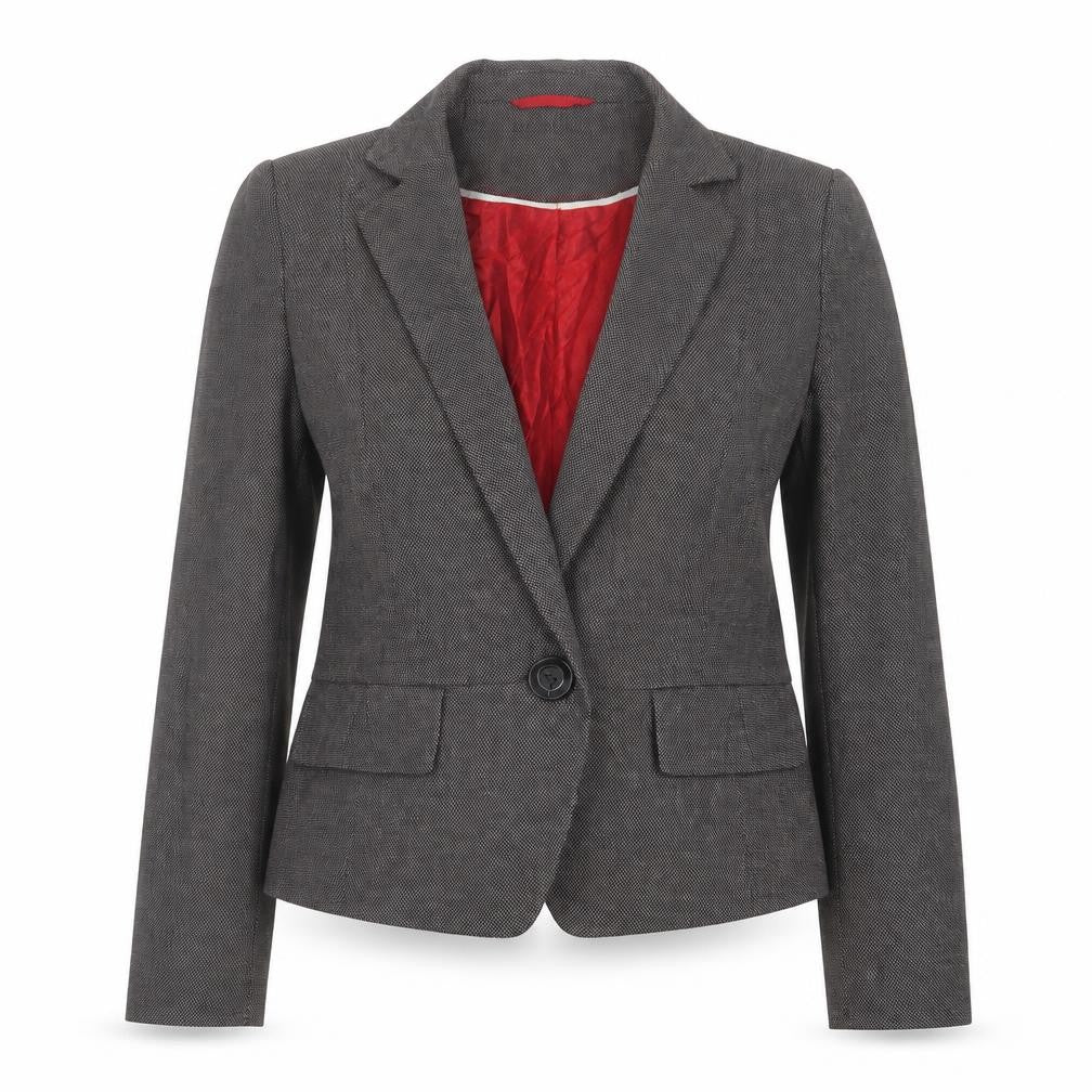 Marks & Spencer Womens Grey   Jacket Blazer Size 10  Button