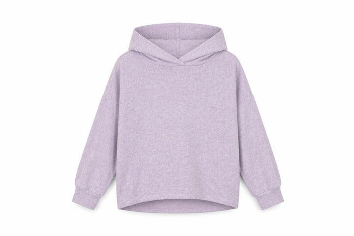 Marks & Spencer Girls Purple Viscose Pullover Hoodie Size 8-9 Years Pullover