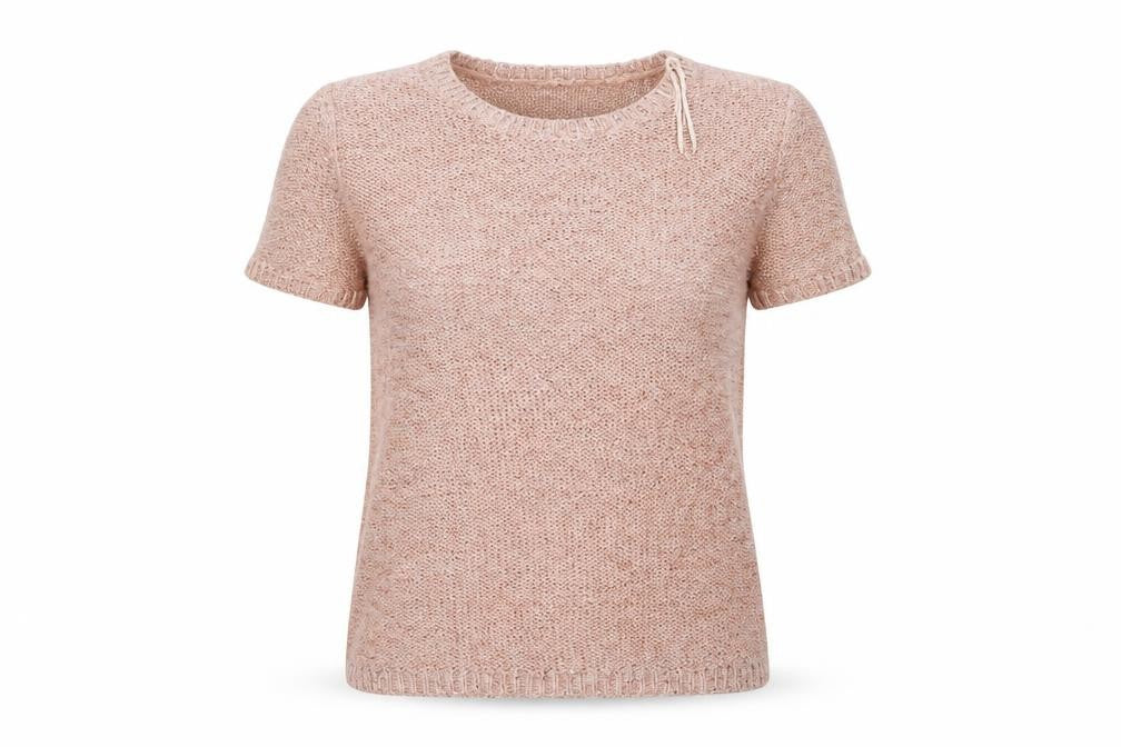 Marks & Spencer Womens Pink Round Neck  Acrylic Pullover Jumper Size 14