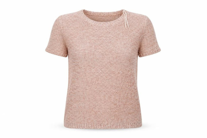 Marks & Spencer Womens Pink Round Neck Acrylic Pullover Jumper Size 14