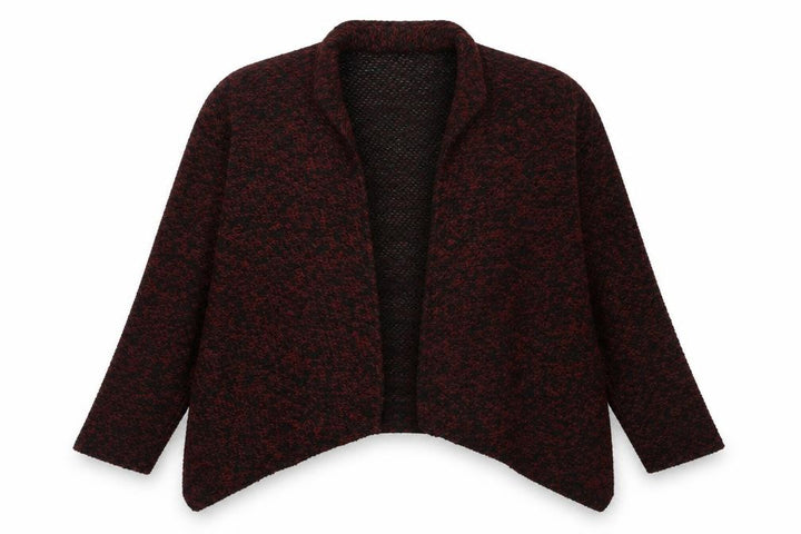 Marks & Spencer Womens Red V-Neck  Polyester Cardigan Jumper Size 10