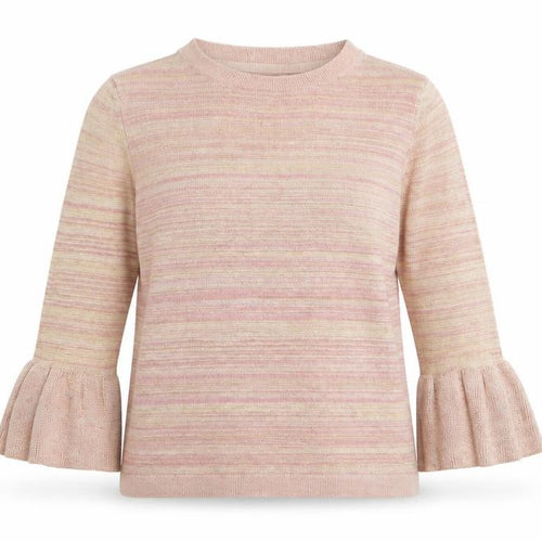 Marks & Spencer Womens Pink Round Neck  Polyester Pullover Jumper Size 12