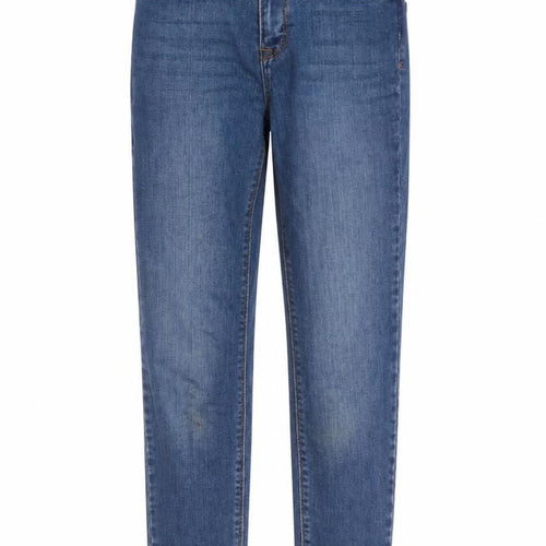 COLLUSION Womens Blue  Cotton Mom Jeans Size 25 L32 in Slim Zip