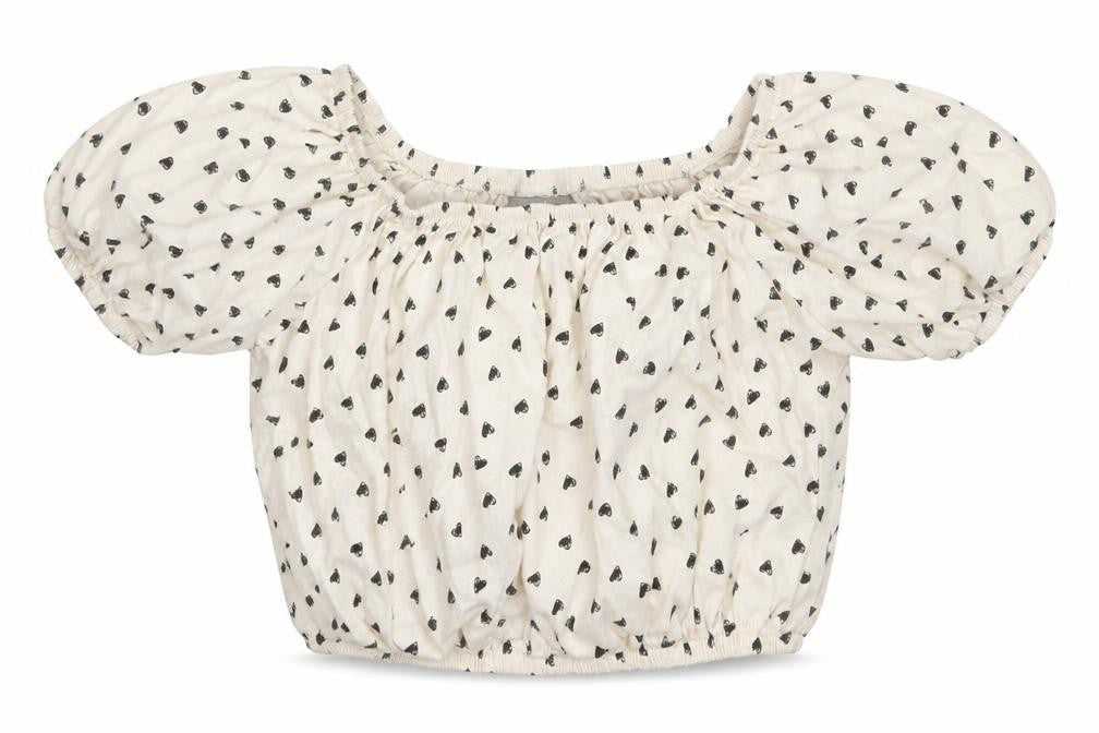 Matalan Girls Beige Geometric Cotton Basic T-Shirt Size 10 Years Round Neck