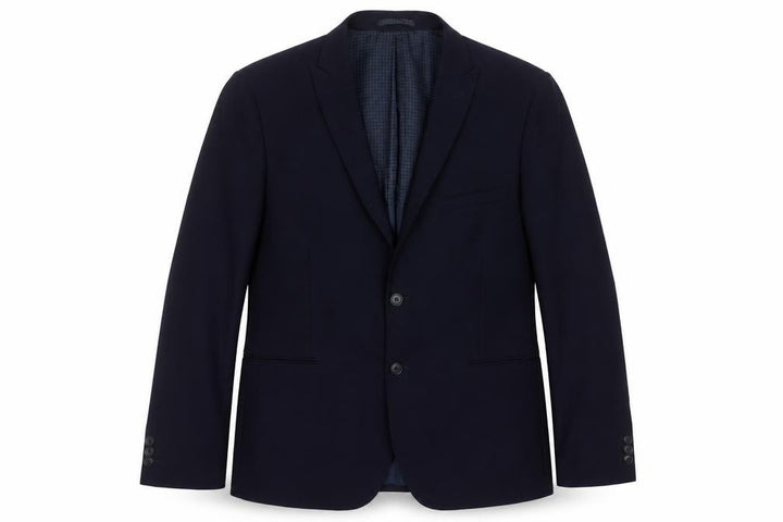 Marks & Spencer Mens Blue Wool Jacket Suit Jacket Size 42