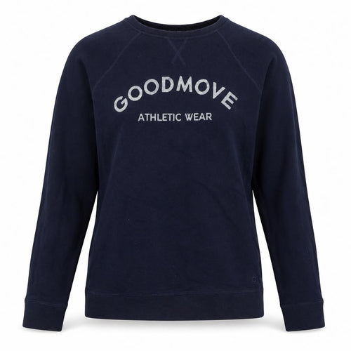 Marks & Spencer Womens Blue  Cotton Pullover Sweatshirt Size 6  Pullover - Good Move