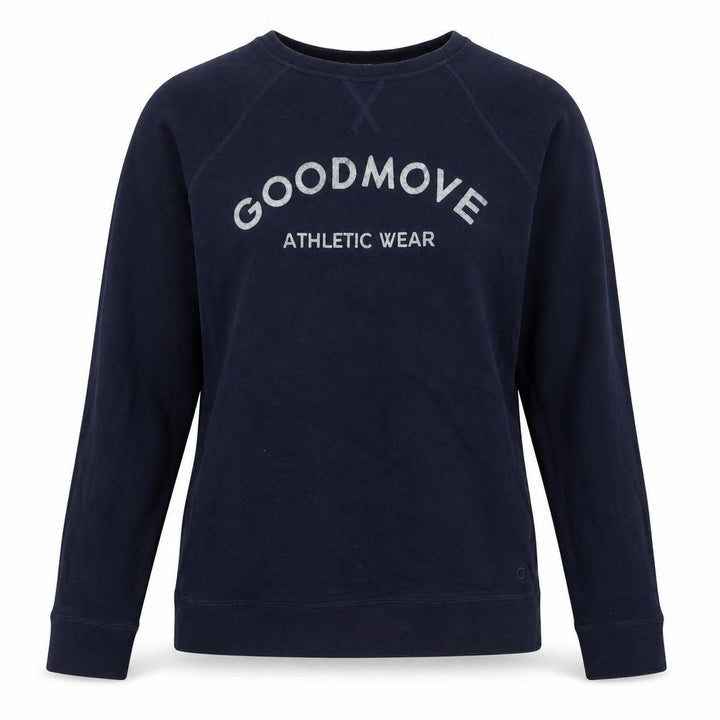Marks & Spencer Womens Blue  Cotton Pullover Sweatshirt Size 6  Pullover - Good Move