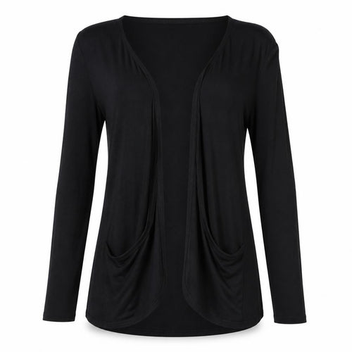 Bebo Womens Black Round Neck  Viscose Cardigan Jumper Size M