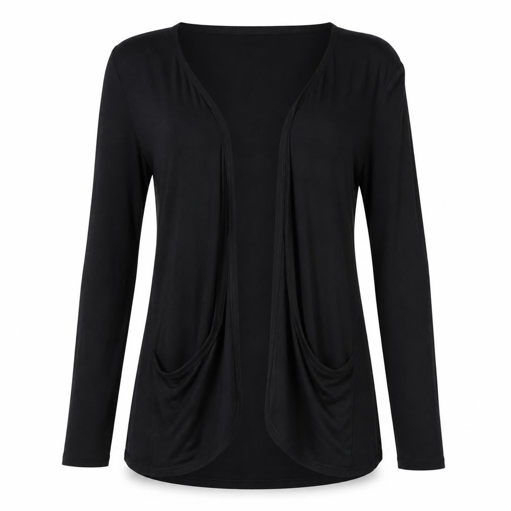 Bebo Womens Black Round Neck  Viscose Cardigan Jumper Size M