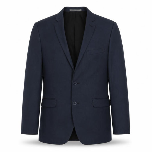 Front view of Red Herring men’s blue viscose jacket suit jacket, size 38