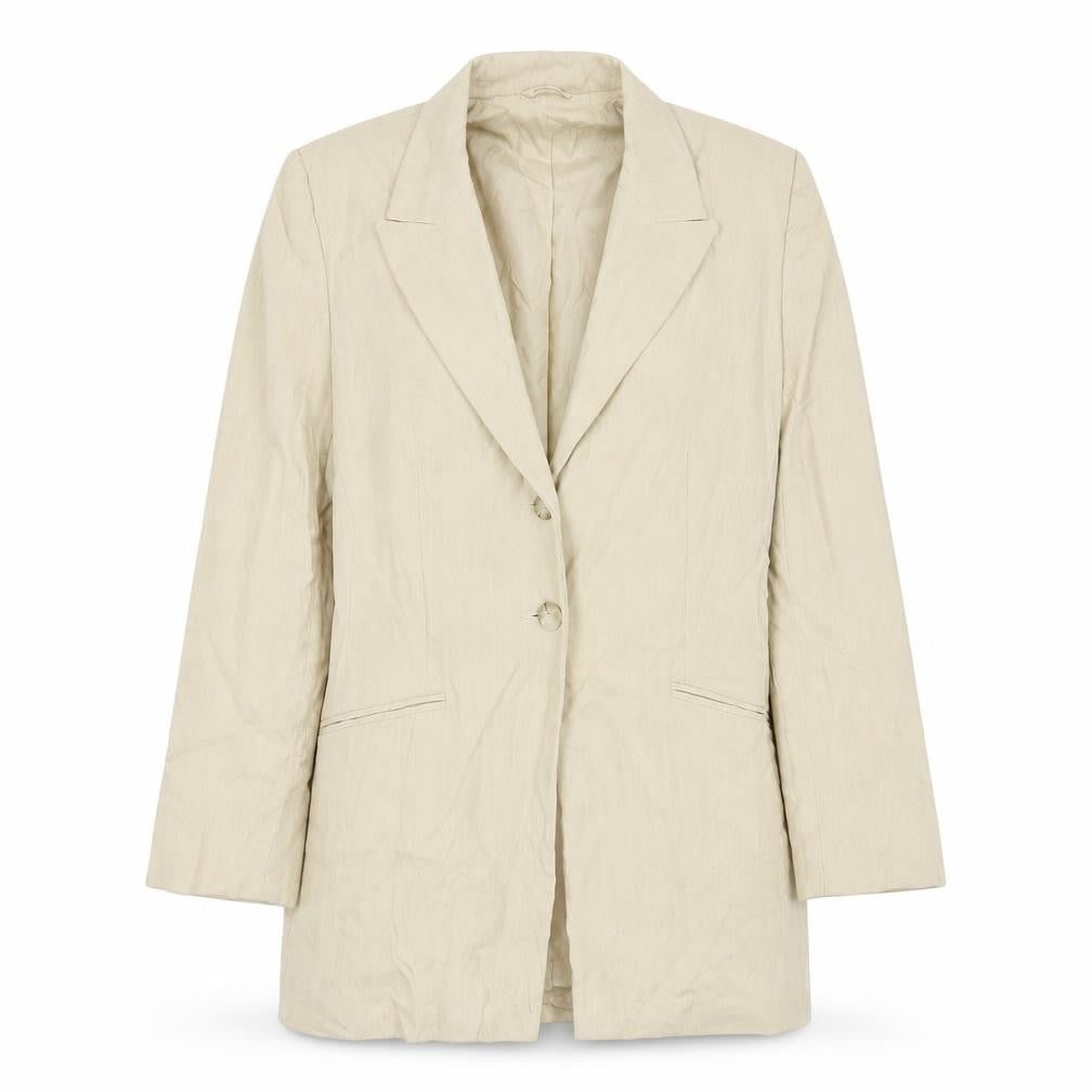 Principles Womens Beige  Polyester Jacket Suit Jacket Size 10