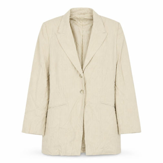 Front view of Principles women’s beige polyester jacket suit jacket, size UK 10