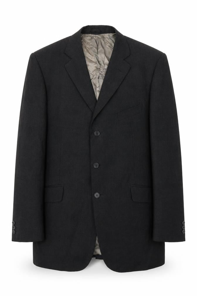 Marks & Spencer Mens Grey  Polyester Jacket Suit Jacket Size 44