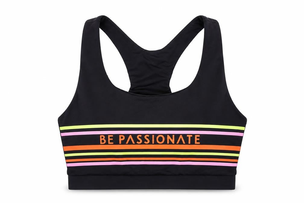 Front view of WorkOut women’s black polyamide cropped tank, size S, scoop neck pullover