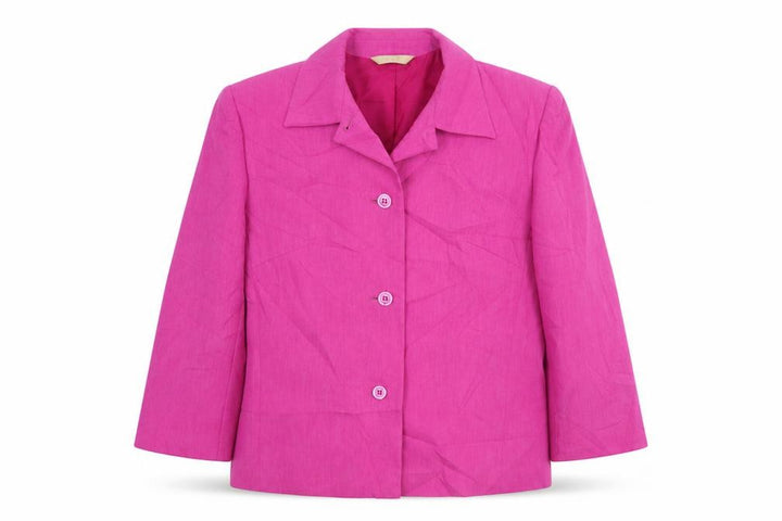 Marks & Spencer Womens Pink Polyester Jacket Suit Jacket Size 12