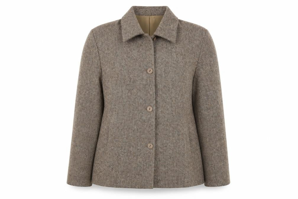 Slimma Womens Beige Jacket Coat Size 16