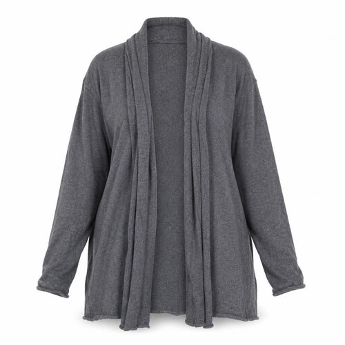 Cynthia Rowley Womens Grey V-Neck Wool Cardigan Jumper Size S