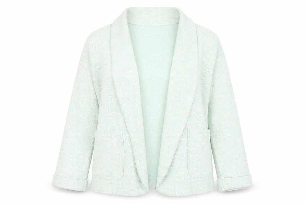 New Look Womens Green V-Neck Polyester Cardigan Jumper Size 14