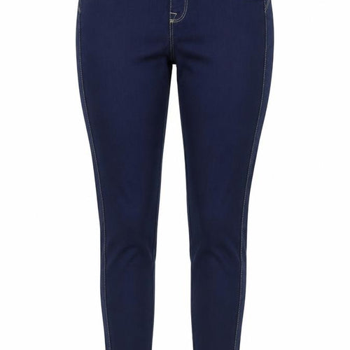 Denim & Co. Womens Blue Cotton Jegging Trousers Size 6 L27 in Regular