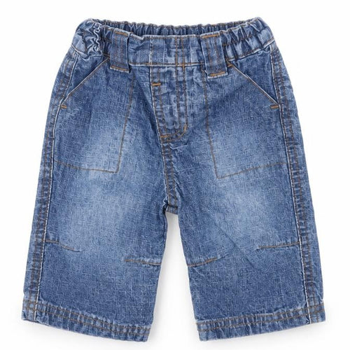 Dunnes Stores Baby Blue Cotton Capri Jeans Size 0-3 Months