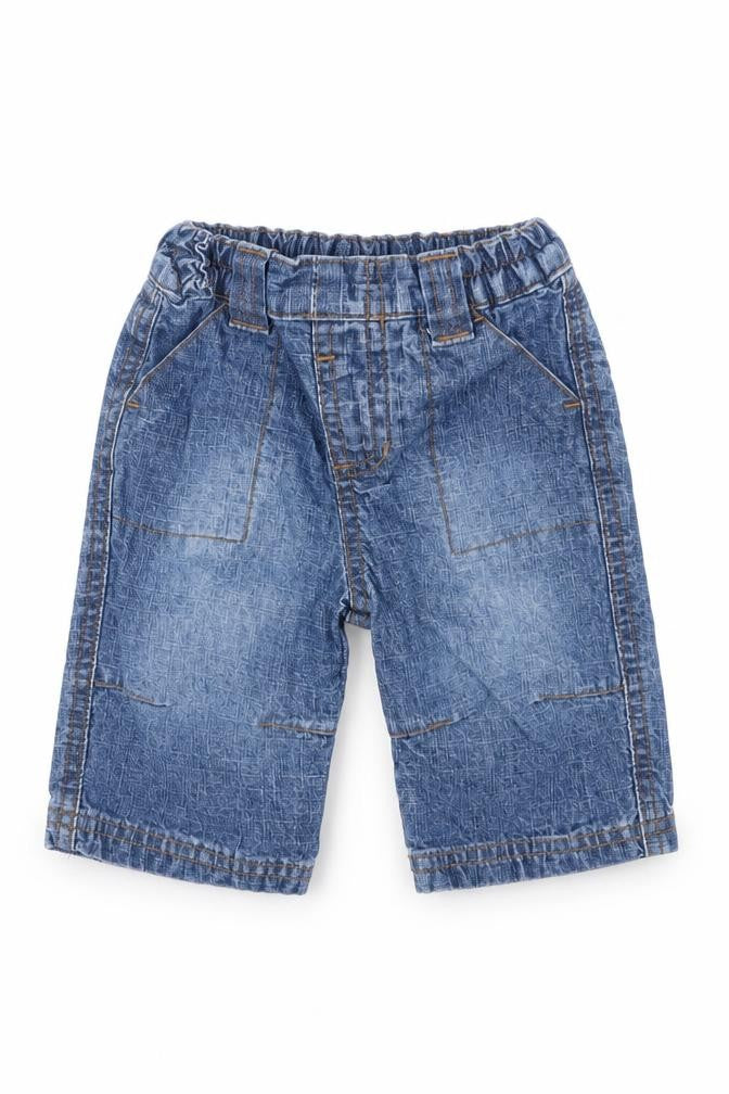 Dunnes Stores Baby Blue Cotton Capri Jeans Size 0-3 Months