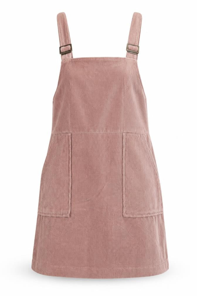 Topshop Womens Pink Cotton A-Line Size 6 Square Neck