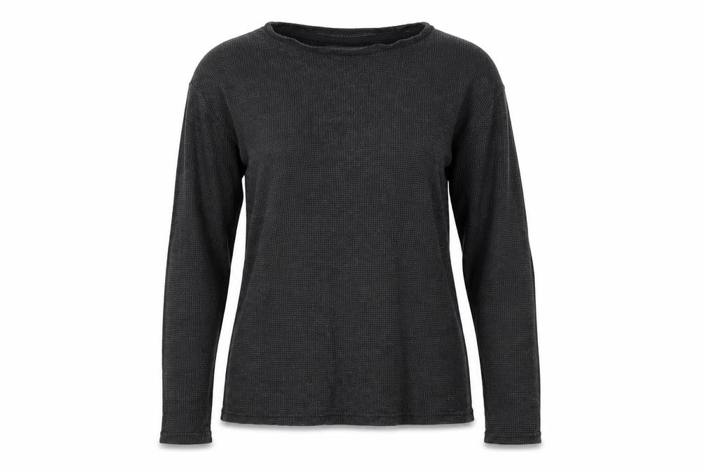 Front view of Primark women’s grey cotton pullover sweatshirt, size S