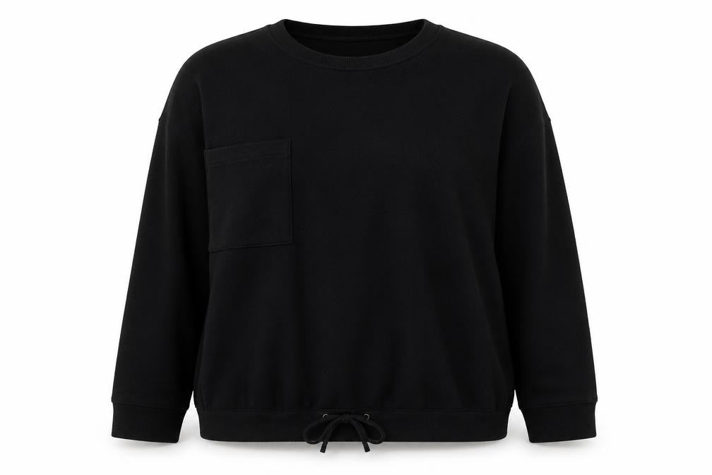 Next Womens Black Viscose Pullover Sweatshirt Size L Pullover