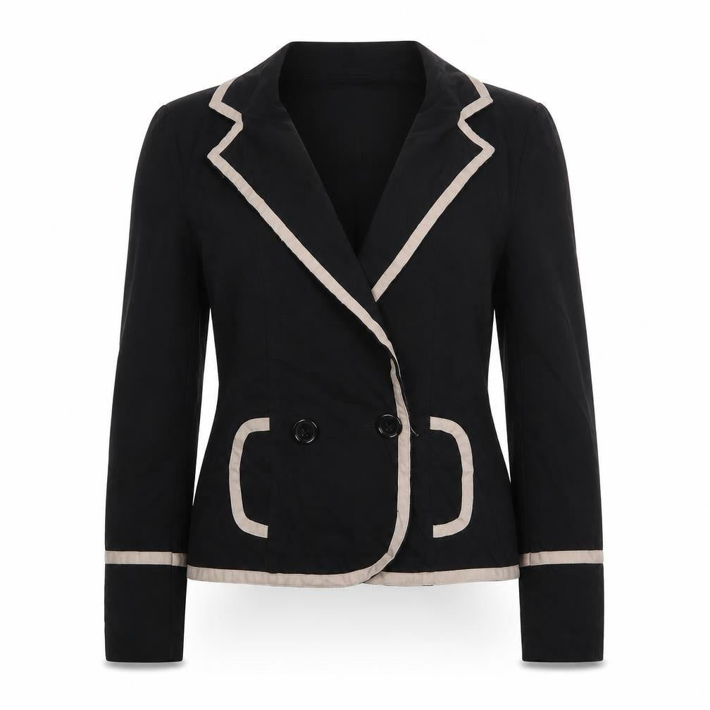 Next Womens Black Jacket Size S Button