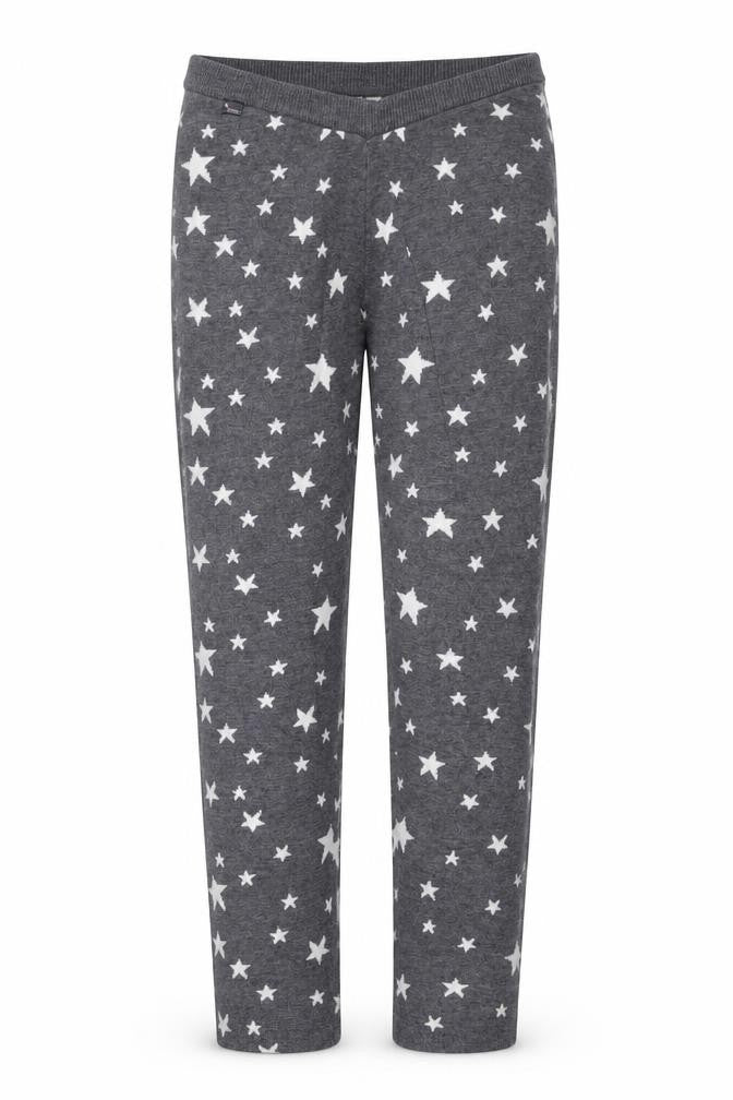 Brotes Girls Grey Polyester Jogger Trousers Size 14 Years Regular Pullover - Star, Leggings