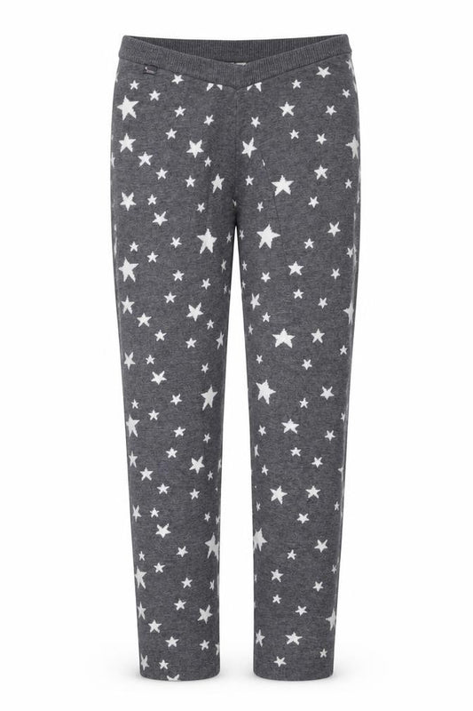 Brotes Girls Grey Polyester Jogger Trousers Size 14 Years Regular Pullover - Star, Leggings