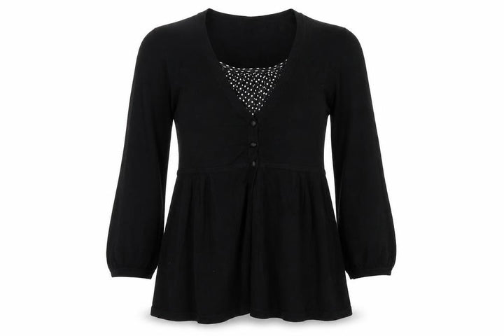 Marks & Spencer Womens Black Round Neck Viscose Cardigan Jumper Size 10