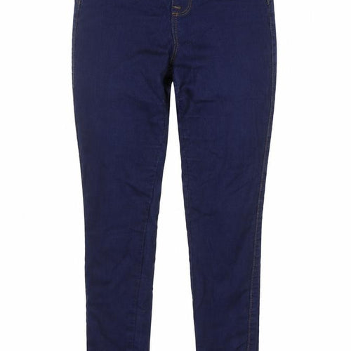 Denim & Co. Womens Blue Cotton Jegging Jeans Size 8 L28 in Regular