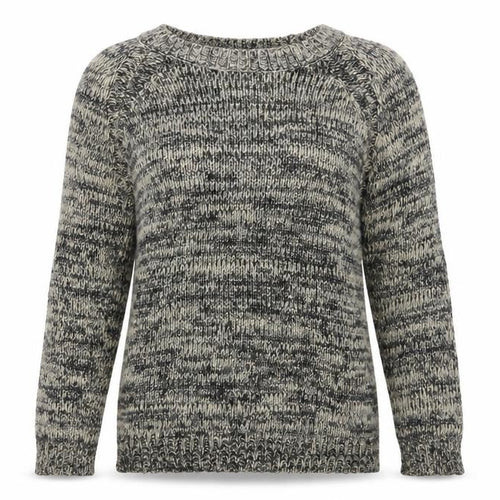 Mango Womens Grey Boat Neck Polyester Pullover Jumper Size S