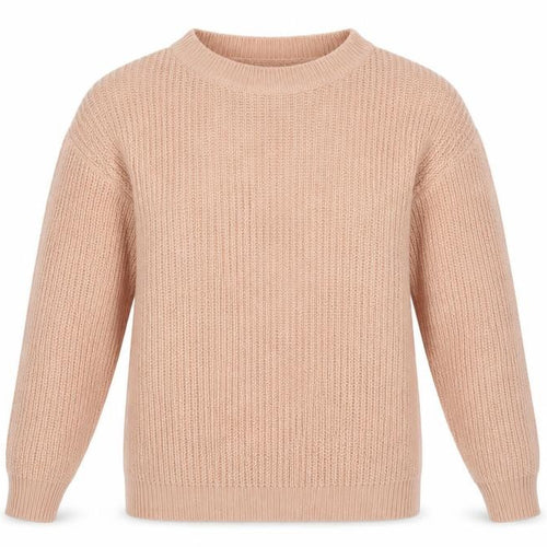 Boohoo Womens Pink Boat Neck Acrylic Pullover Jumper Size M