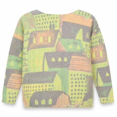 Change Womens Green Boat Neck Viscose Pullover Jumper Size M - Houses