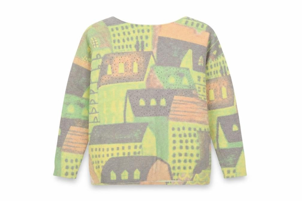 Change Womens Green Boat Neck Viscose Pullover Jumper Size M - Houses