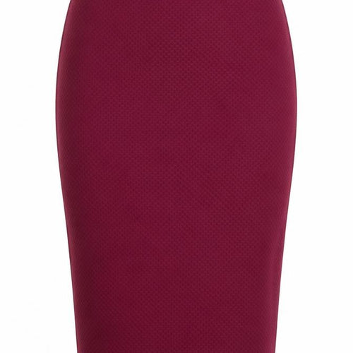 Internationale Womens Pink Polyester Straight & Pencil Skirt Size 12