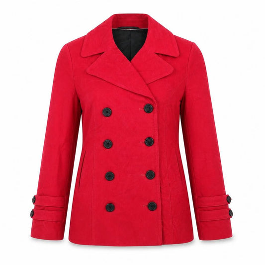 Front view of Next women’s pink jacket coat, size UK 10, button