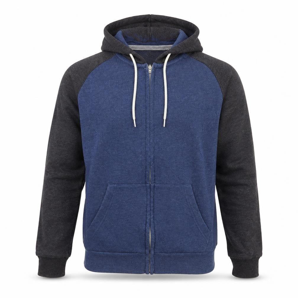 Preworn Mens Multicoloured Cotton Full Zip Hoodie Size S