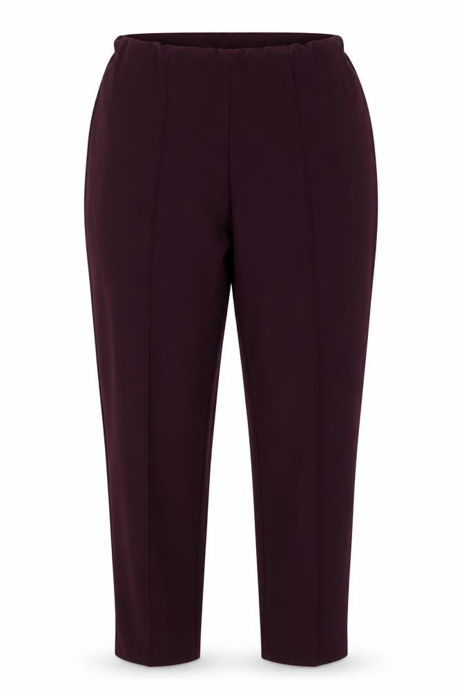 Arista Collection Womens Purple Polyester Trousers Size 16 L30 in Regular