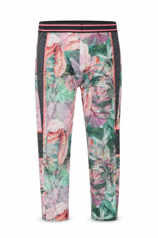 NEXT Girls Multicoloured Geometric Polyester Capri Trousers Size 9 Months Slim - Leggings