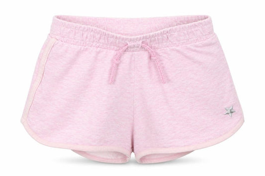 F&F Girls Pink Cotton Sweat Shorts Size 9-10 Years Regular Drawstring