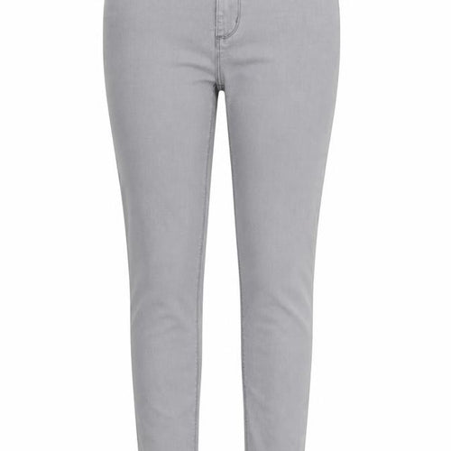 Oasis Womens Grey Cotton Skinny Jeans Size 12 L26 in Regular